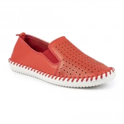 Lunar Queenie Leather Slip-On