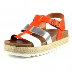 Lunar Rage Orange Sandal -Elle Shoes Shop lunar rage orange sandal p5592 336715 medium