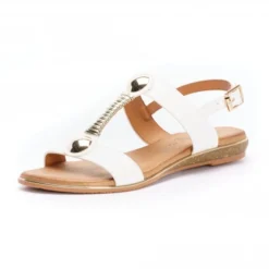 Lunar Renoir White Sandal -Elle Shoes Shop lunar renoir white sandal p5094 298602 medium