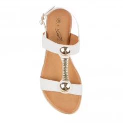 Lunar Renoir White Sandal -Elle Shoes Shop lunar renoir white sandal p5094 298608 medium