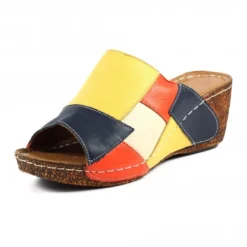 Lunar Rochelle Yellow Sandal -Elle Shoes Shop lunar rochelle yellow sandal p5833 348252 medium