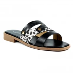 Lunar Romney Black Sandal