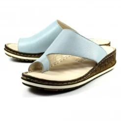 Lunar Shore Light Grey Leather Sandal -Elle Shoes Shop lunar shore light grey leather sandal p5638 338843 medium