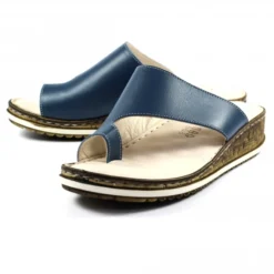 Lunar Shore Navy Leather Sandal 10 Lunar Shore Navy Leather Sandal -Elle Shoes Shop lunar shore navy leather sandal p5637 339228 medium