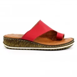 Elle Shoes Shop -Elle Shoes Shop lunar shore raspberry leather sandal p5640 357246 medium