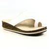Lunar Shore White Leather Sandal