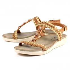 Lunar Sidcup Tan Sandal -Elle Shoes Shop lunar sidcup tan sandal p5653 340161 medium