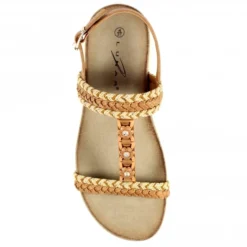 Lunar Sidcup Tan Sandal -Elle Shoes Shop lunar sidcup tan sandal p5653 340162 medium