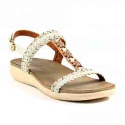 Lunar Sidcup White Sandal