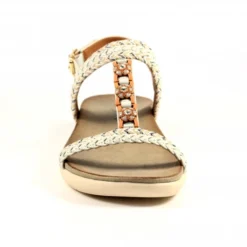 Lunar Sidcup White Sandal -Elle Shoes Shop lunar sidcup white sandal p5654 340213 medium