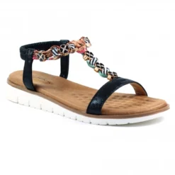 Lunar Tempo Black Sandal