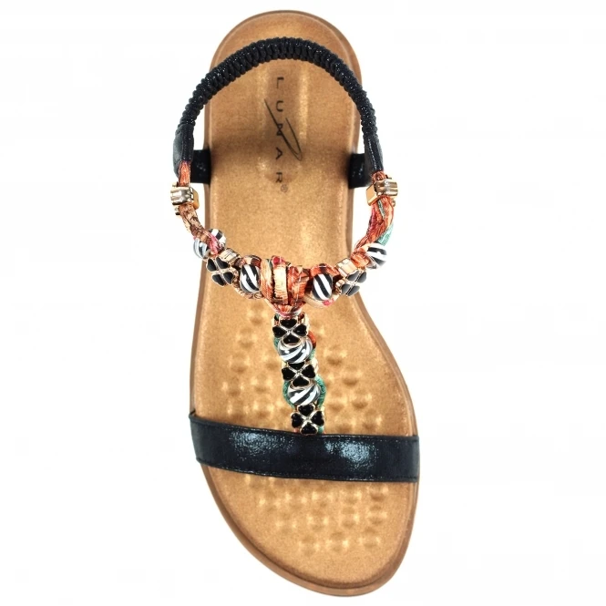 Lunar Tempo Black Sandal 5 Lunar Tempo Black Sandal - Image 5