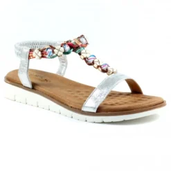 Lunar Tempo Silver Sandal