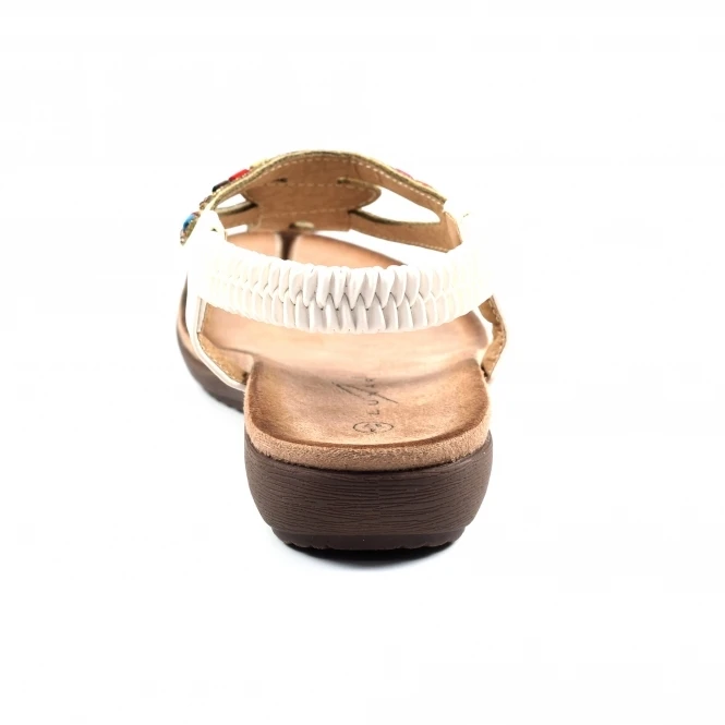 Lunar Una White Sandal 4 Lunar Una White Sandal - Image 4