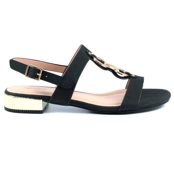 Lunar Willis Black Sandal 2 Lunar Willis Black Sandal - Image 2