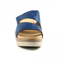 LUNAR Mandy Navy Open Toe Wedge -Elle Shoes Shop mandy navy open toe wedge p5268 343201 medium