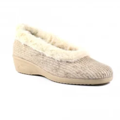 LUNAR Marlene Beige Wedge Slipper