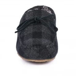 Mens Lumber Check Felt Moccasin Slipper -Elle Shoes Shop mens lumber check felt moccasin slipper p4723 309386 medium