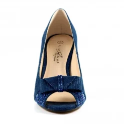 LUNAR Mira Navy Peep Toe Court Shoe -Elle Shoes Shop mira navy peep toe court shoe p5734 344593 medium
