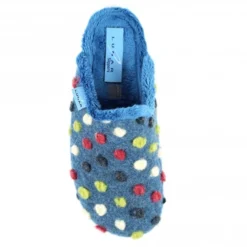 LUNAR Montreal Mid Blue Mule Slipper -Elle Shoes Shop montreal mid blue mule slipper p5963 358771 medium