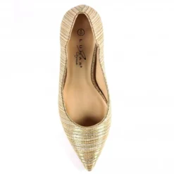 LUNAR Natalia Gold Court Shoe -Elle Shoes Shop natalia gold court shoe p5709 344020 medium