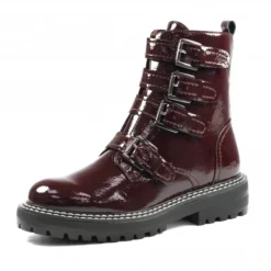 LUNAR Panda Burgundy Ankle Boot -Elle Shoes Shop panda burgundy ankle boot p5508 328848 medium