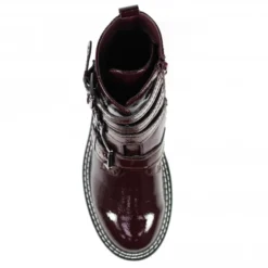 LUNAR Panda Burgundy Ankle Boot -Elle Shoes Shop panda burgundy ankle boot p5508 328851 medium