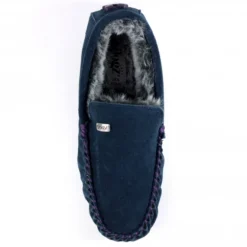 Percy II Blue Suede Slipper -Elle Shoes Shop percy ii blue suede slipper p5475 328561 medium