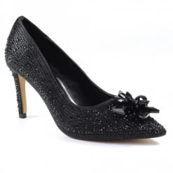 LUNAR Regal Black Court Shoe