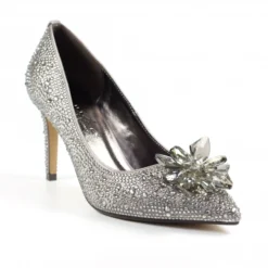 LUNAR Regal Dark Grey Court Shoe