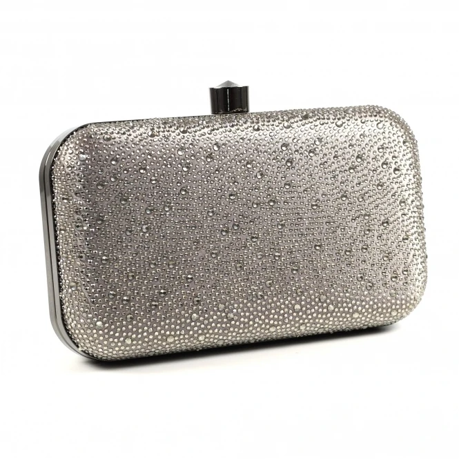 LUNAR Regal / Rubiya Dark Grey Gemstone Clutch 2 LUNAR Regal / Rubiya Dark Grey Gemstone Clutch - Image 2