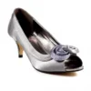 LUNAR Ripley Satin Peep Toe