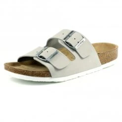 Roco Grey Leather Open Toe Sandal -Elle Shoes Shop roco grey leather open toe sandal p5836 349624 medium