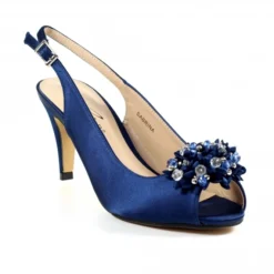 LUNAR Sabrina Satin Slingback Court