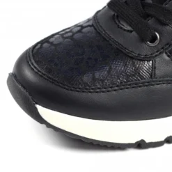 LUNAR Saffron Black Trainer -Elle Shoes Shop saffron black trainer p5503 328827 medium