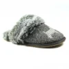 Scottie III Grey Mule Slipper