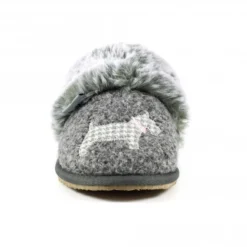 Scottie III Grey Mule Slipper -Elle Shoes Shop scottie iii grey mule slipper p5470 327508 medium