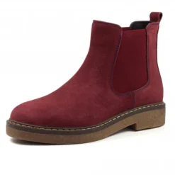 Skye Burgundy Suede Ankle Boot -Elle Shoes Shop skye burgundy suede ankle boot p5384 319996 medium