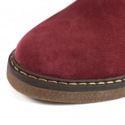Skye Burgundy Suede Ankle Boot -Elle Shoes Shop skye burgundy suede ankle boot p5384 320000 medium