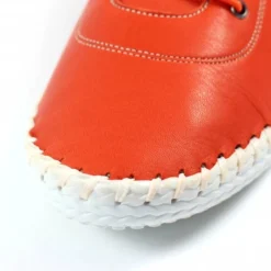 LUNAR St. Ives Orange Plimsoll -Elle Shoes Shop st ives orange plimsoll p5922 355106 medium