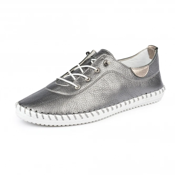 LUNAR St. Ives Pewter Plimsoll 3 LUNAR St. Ives Pewter Plimsoll - Image 3
