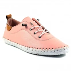 LUNAR St Ives Pink Plimsoll