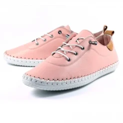 LUNAR St Ives Pink Plimsoll -Elle Shoes Shop st ives pink plimsoll p5689 342355 medium