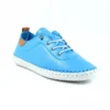 LUNAR St Ives Santorini Blue Plimsoll