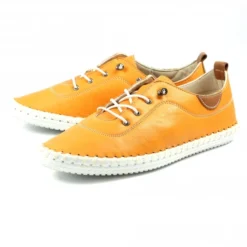 LUNAR St. Ives Tangerine Plimsoll -Elle Shoes Shop st ives tangerine plimsoll p5913 354788 medium