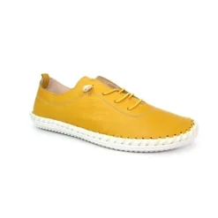 LUNAR St. Ives Yellow Plimsoll