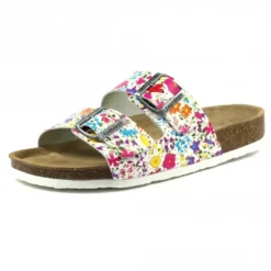 Tide Multi Floral Leather Sandal 12 Tide Multi Floral Leather Sandal -Elle Shoes Shop tide multi floral leather sandal p5263 308706 medium