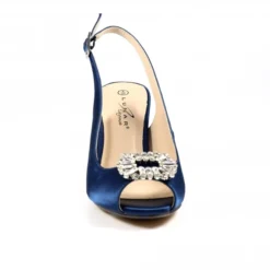 LUNAR Venice Navy Peep Toe Slingback -Elle Shoes Shop venice navy peep toe slingback p5317 319611 medium