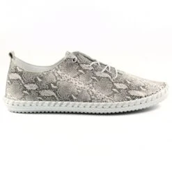 LUNAR Whitby Snake Leather Plimsoll -Elle Shoes Shop whitby snake leather plimsoll p5816 348108 medium