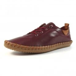LUNAR Whitstable Burgundy Plimsoll -Elle Shoes Shop whitstable burgundy plimsoll p4842 351139 medium